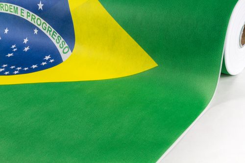 Tecido Tnt Bandeira Do Brasil 70x50cm
