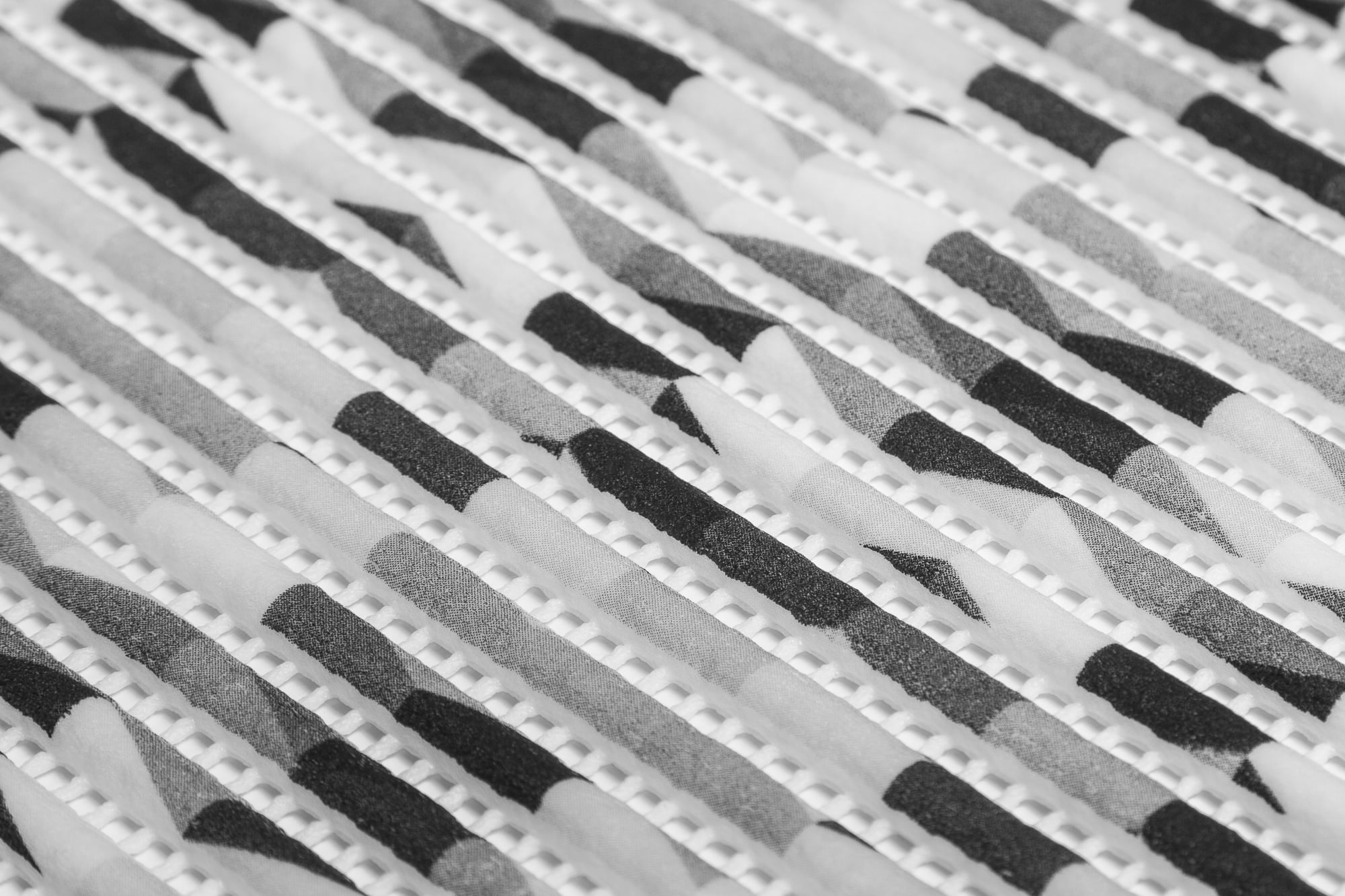 Striped Stretch Mesh Fabric