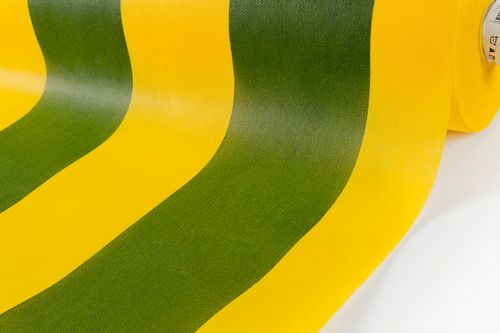 Tecido Tnt Listras Verde Amarelo Tam G
