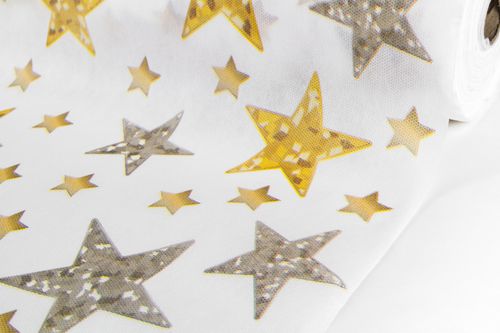 Tecido Tnt Estrelas