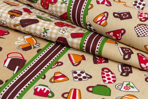 Tricoline Fio40 Coffee Break Patchwork