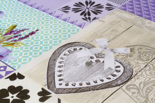Toalha De Mesa Flanelada Flor De Lavanda