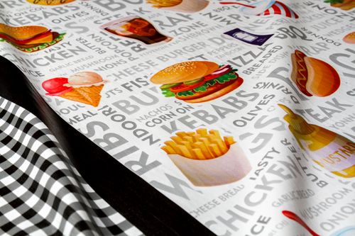 Toalha De Mesa Termica Fast Food