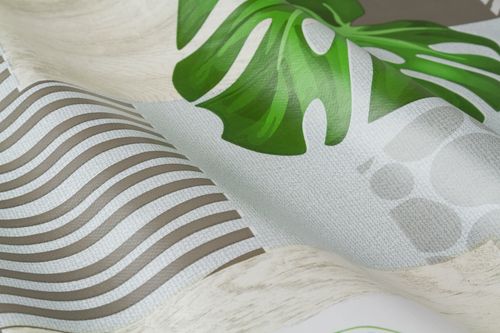 Toalha De Mesa Termica Folha Tropical