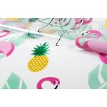 Toalha-De-Mesa-Diamante-Flamingo