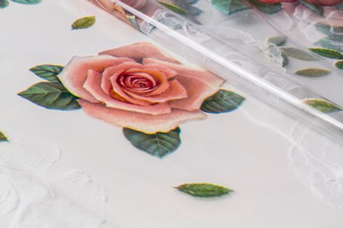 Toalha De Mesa Diamante Rosas Colombianas