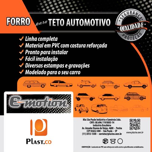 Kit Forração Do Teto Passat 2P