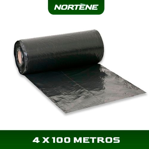 Lona Plastica Preta 4X100M 12Kg