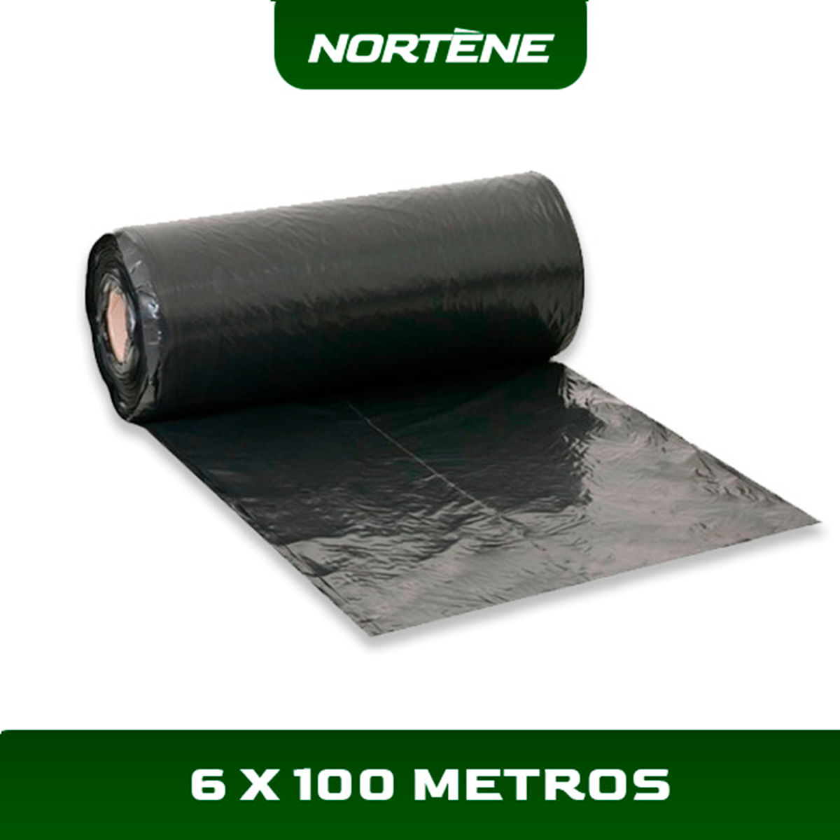 Lona Plastica Preta 6X100M 45Kg
