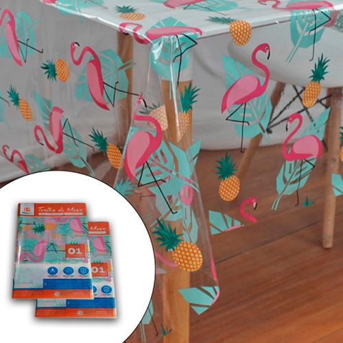Toalha De Mesa Diamante Flamingo