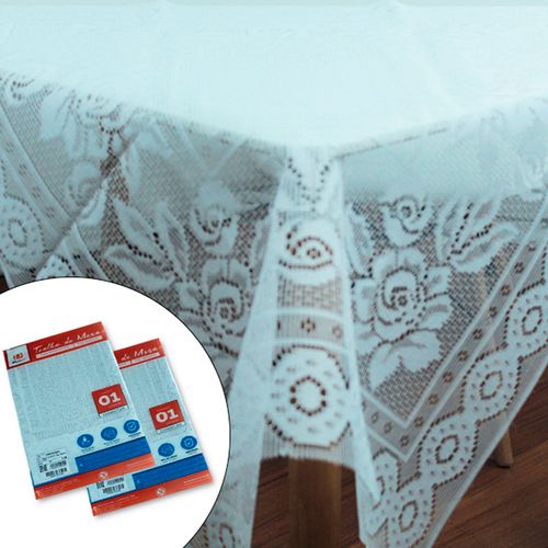Toalha De Mesa Floral Em Tecido