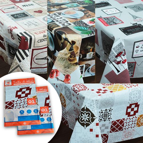 Toalha De Mesa Pratica Estampas Sortidas