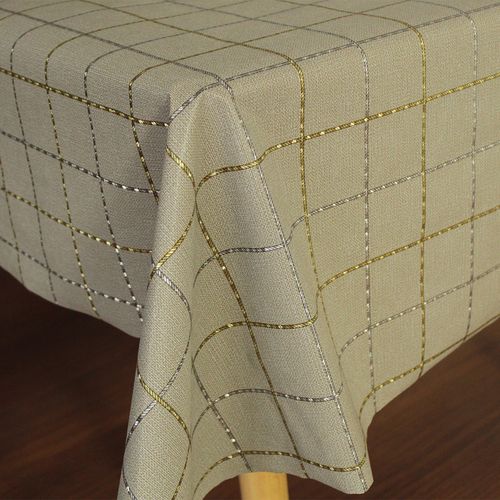 Toalha De Mesa Bege Mod7179b