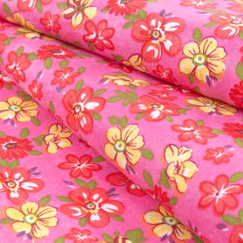 Tecido Chitinha Fundo Rosa