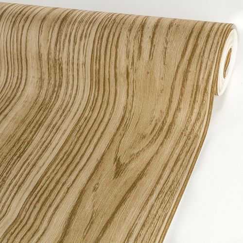 Papel De Parede Vinilico Madeira