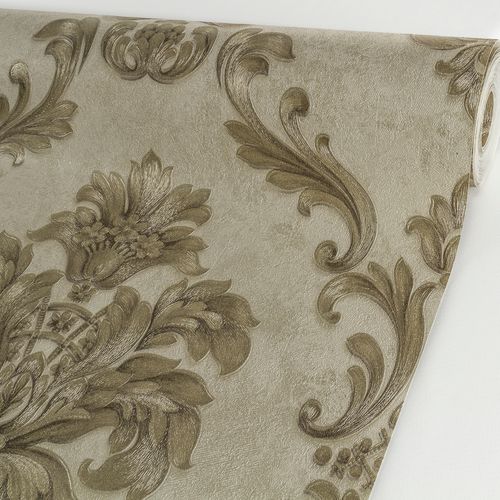 Papel De Parede Vinilico Damask