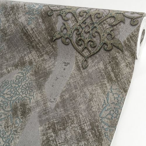 Papel De Parede Vinilico Damask