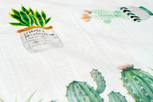 Toalha De Mesa Termica Jardim De Cactos