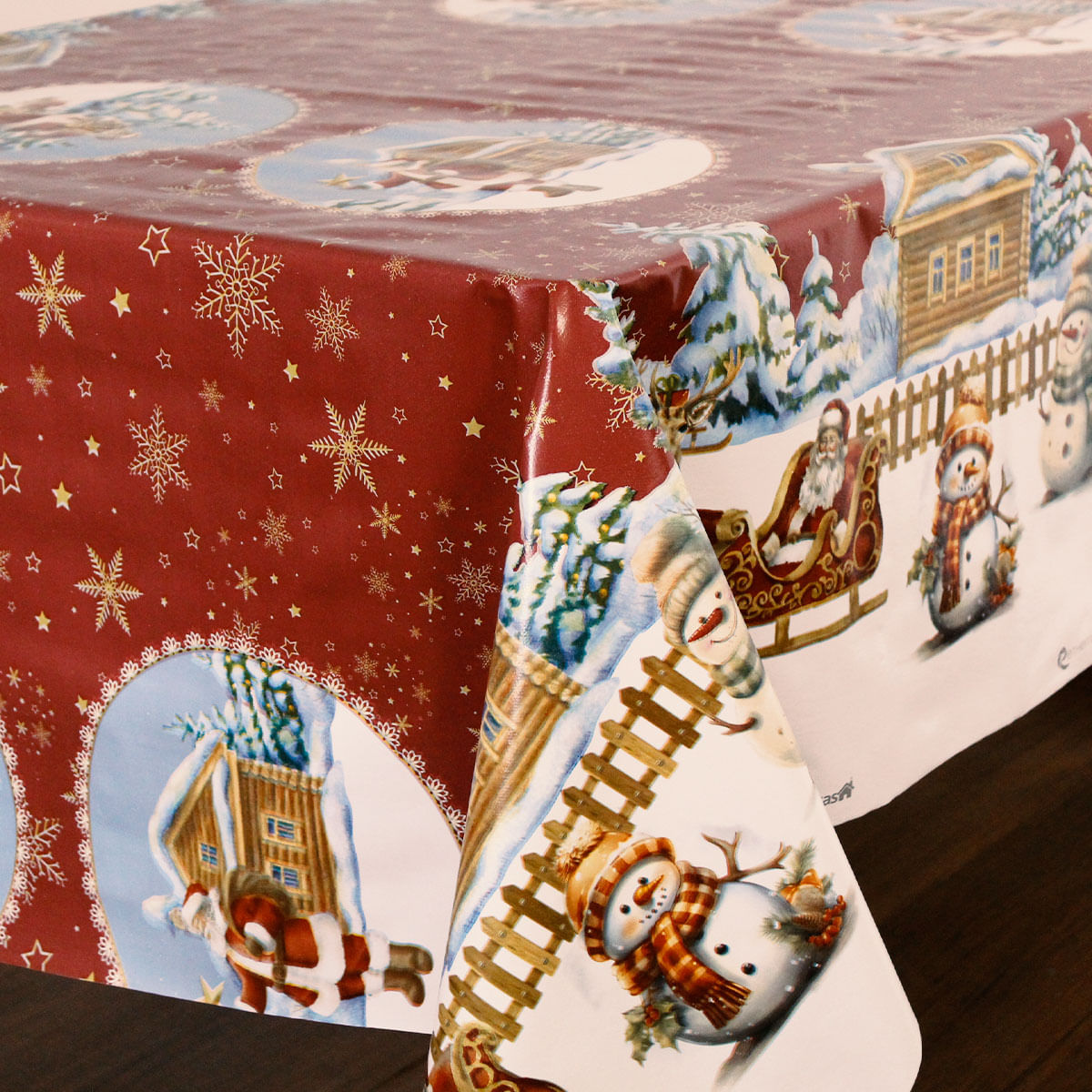 Toalha De Mesa Termica Feliz Natal