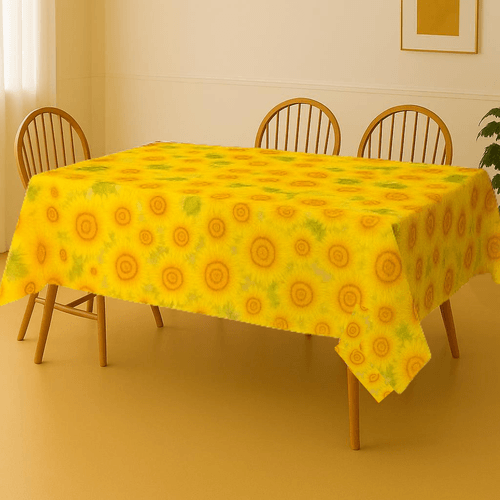Toalha De Mesa Diamante Girassol Flor De Luz