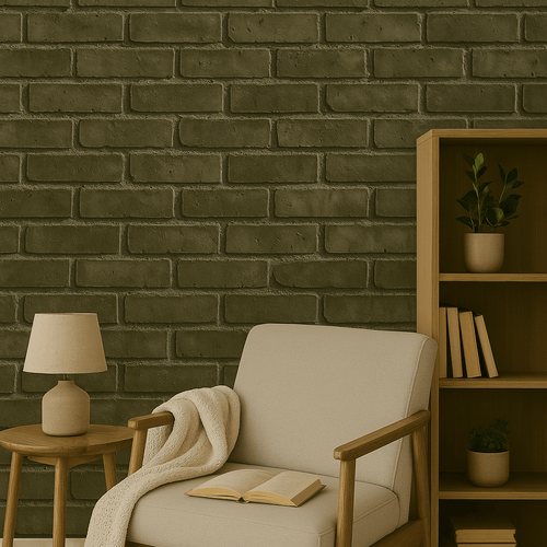 Papel De Parede Vinilico Tijolinho