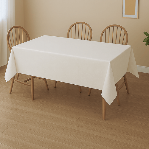 Toalha De Mesa Termica Flora Perolizada Perola