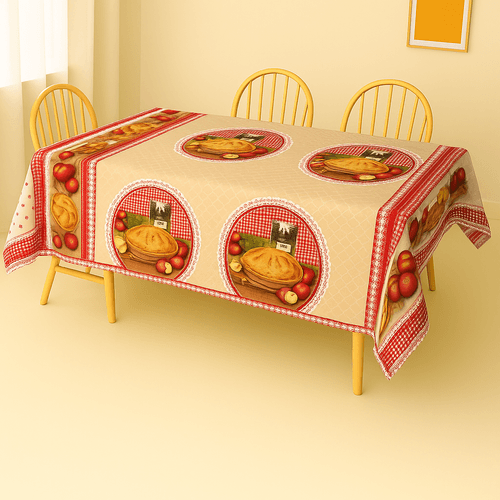Toalha De Mesa Termica Torta De Maça