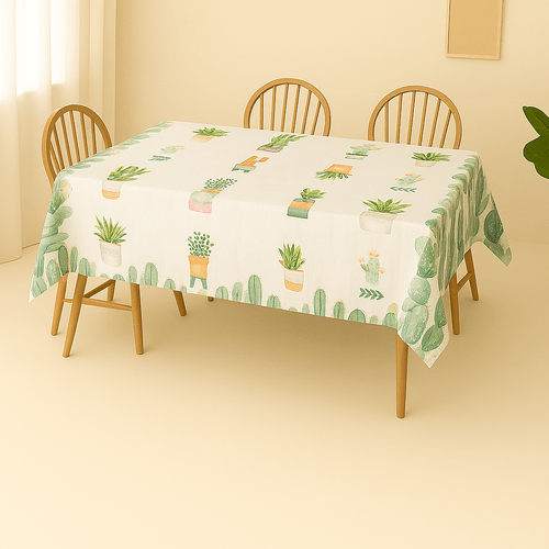 Toalha De Mesa Termica Jardim De Cactos