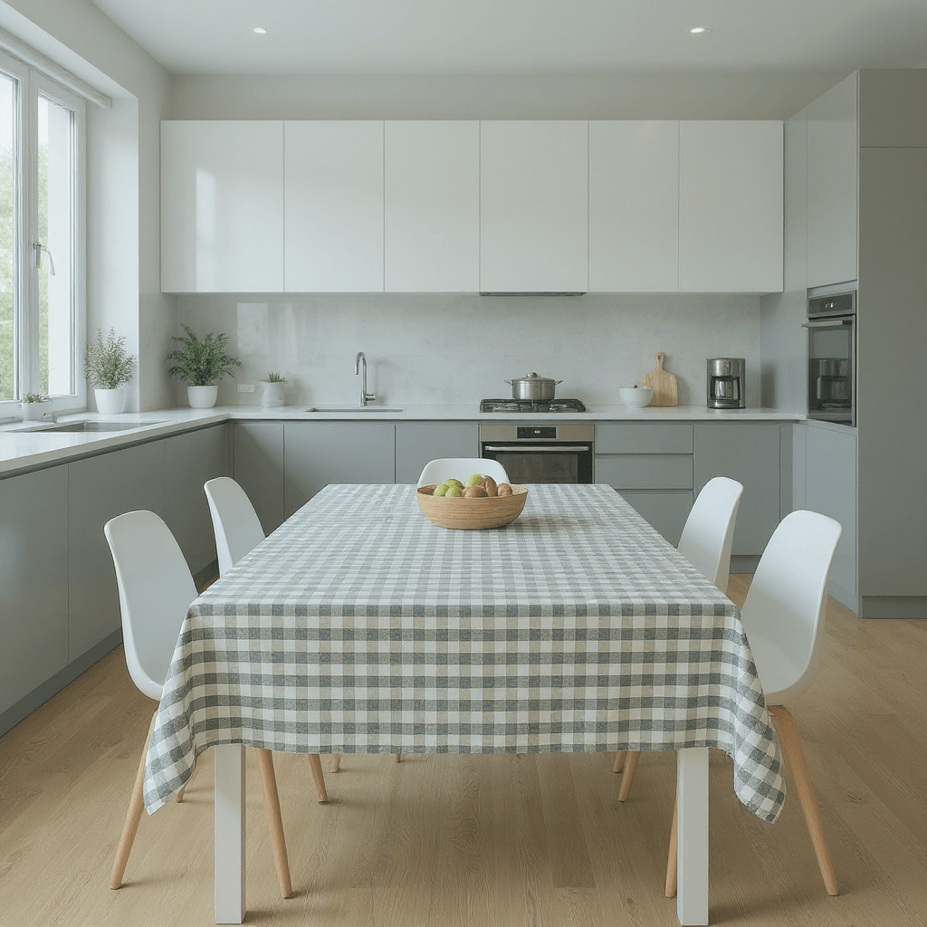 Toalha De Mesa Rendada Xadrez