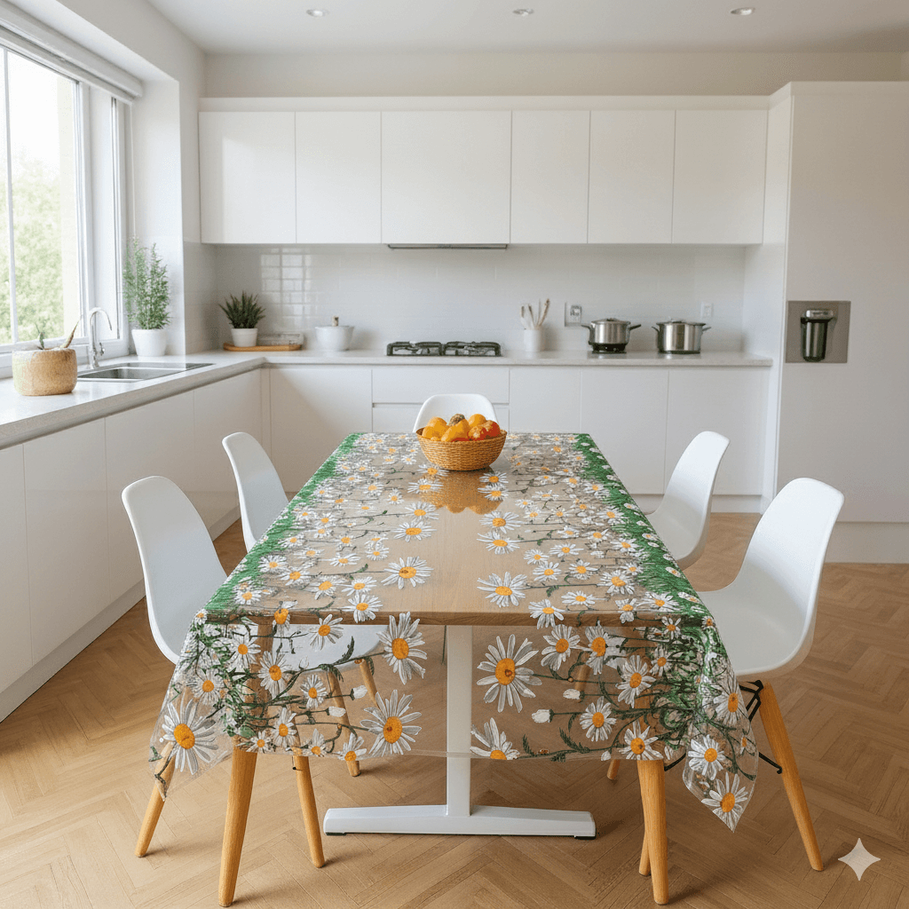 Toalha De Mesa Diamante Campo De Flores