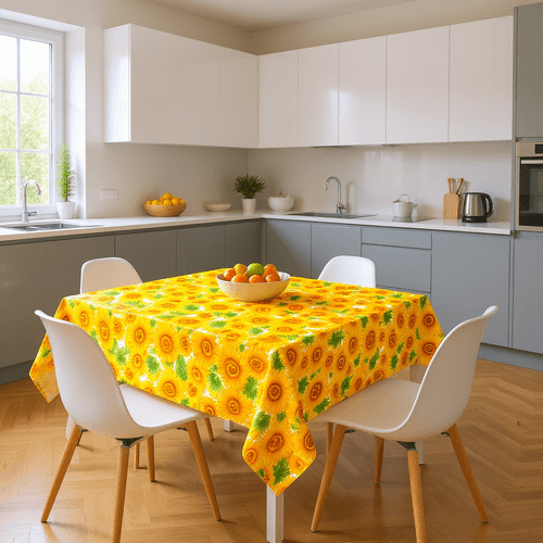 Toalha De Mesa Diamante Girassol Flor De Luz