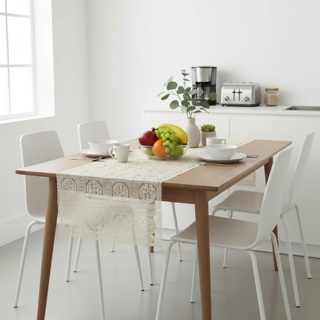 Trilho De Mesa Bege Mod311