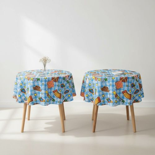 Tecido Tnt Junino  Azul