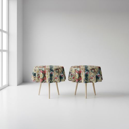 Tecido Tnt Tijolo Natalino