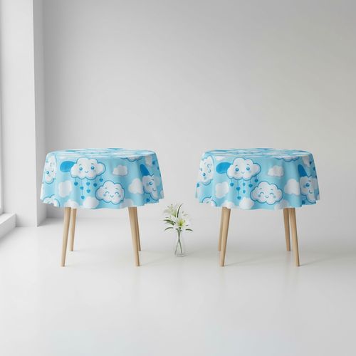 Tecido Tnt Nuvem Baby Azul