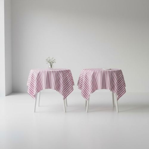 Tecido Tnt Listras Rosa Branco