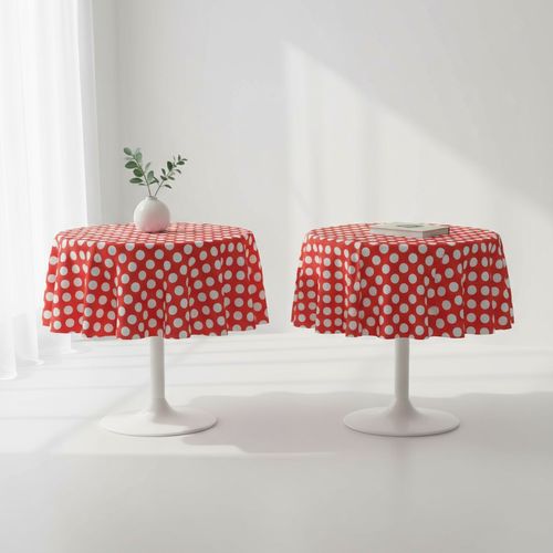 Tecido Tnt Bolas Vermelho