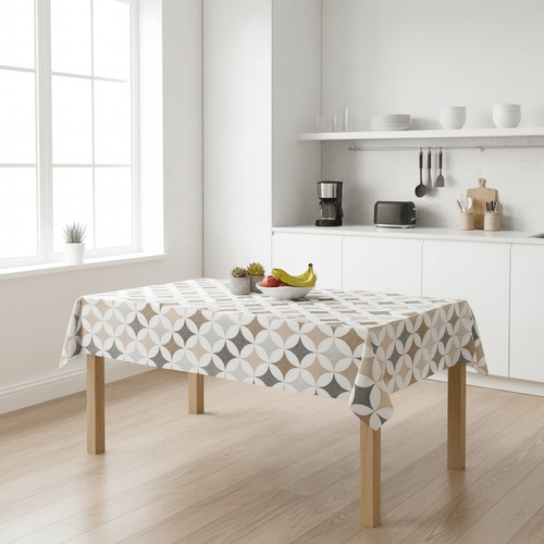Toalha De Mesa Super Termica Geometrica