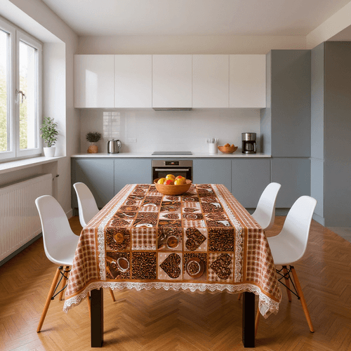 Toalha De Mesa Termica Graos De Cafe