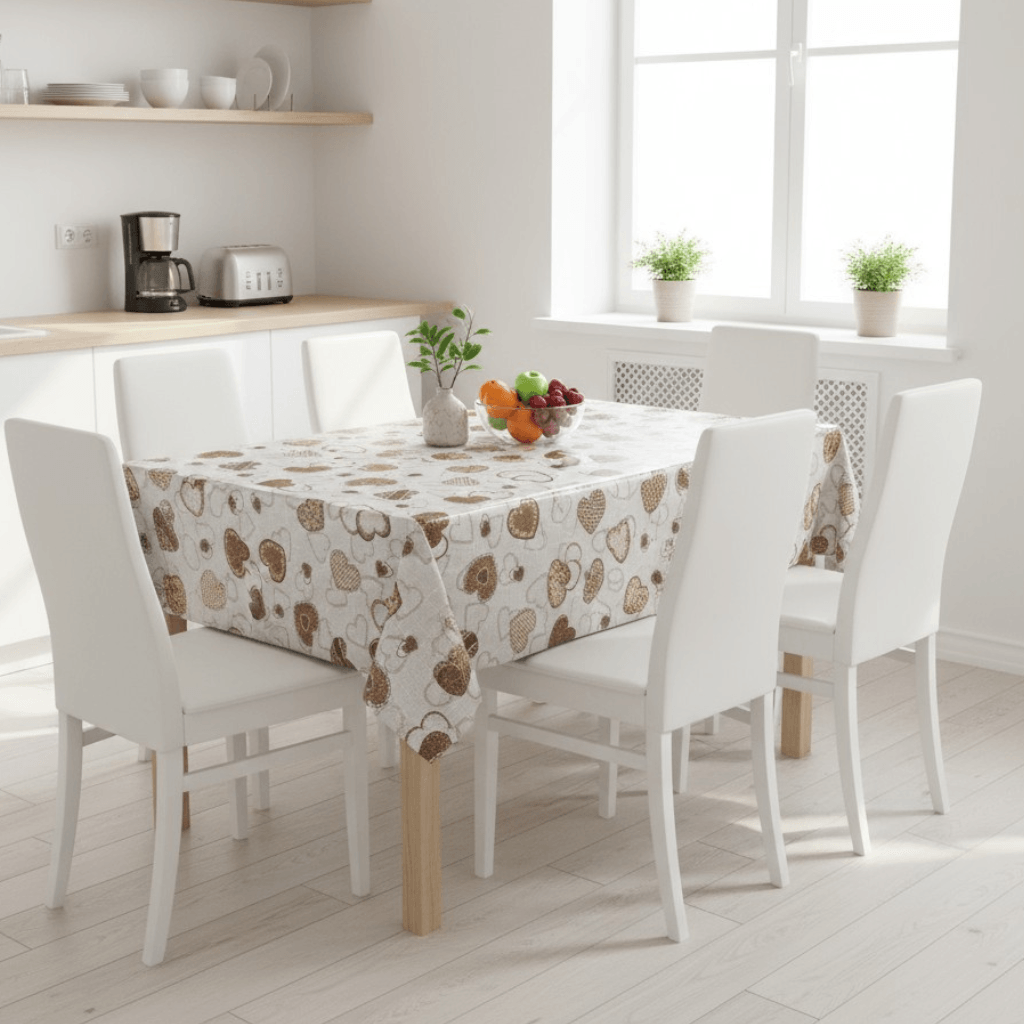 Toalha De Mesa Dubai Bege Mod4024s