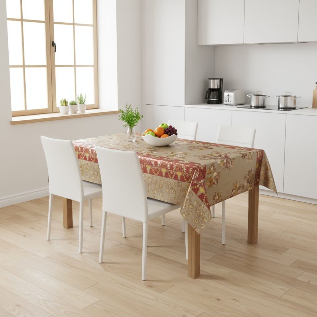 Toalha De Mesa Metalizada Delicada