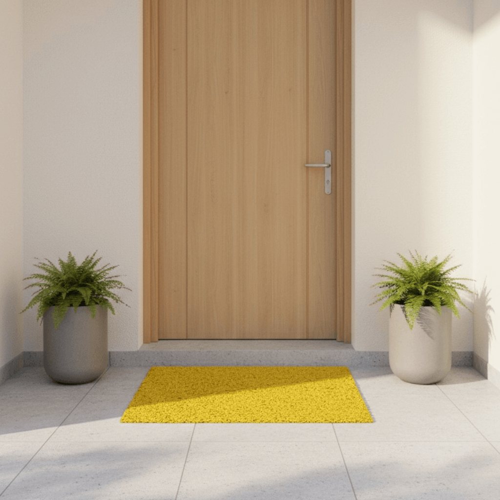 Capacho Vinil Amarelo