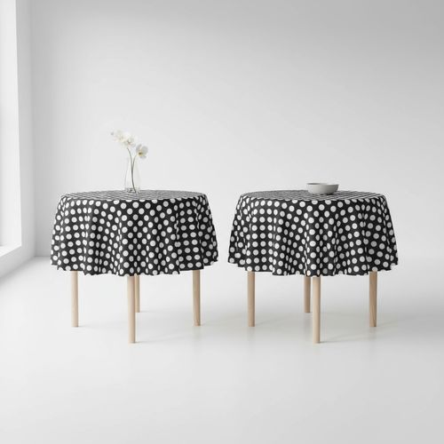 Tecido Tnt Bolas Preto