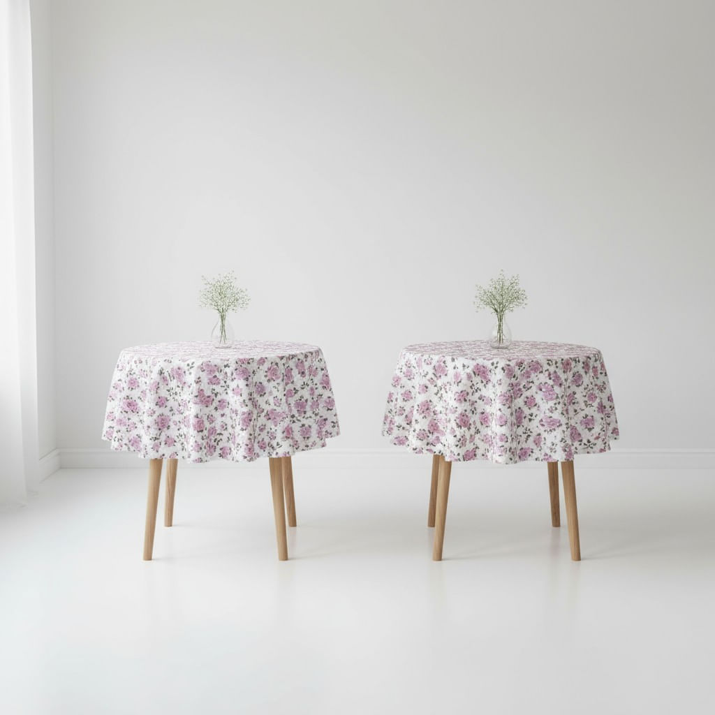 Tecido Tnt Rosas Cor De Rosa