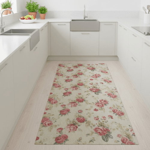 Passadeira Soft Foral Vintage