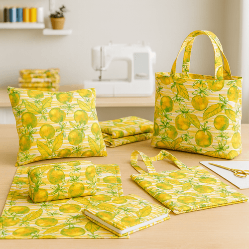 Tricoline Fio40 Lemon Listrado