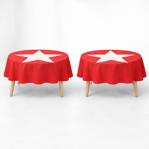 Tecido Tnt Estrela Branca Painel 1.40X1.03M