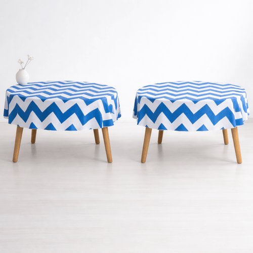 Tecido Tnt Chevron Azul