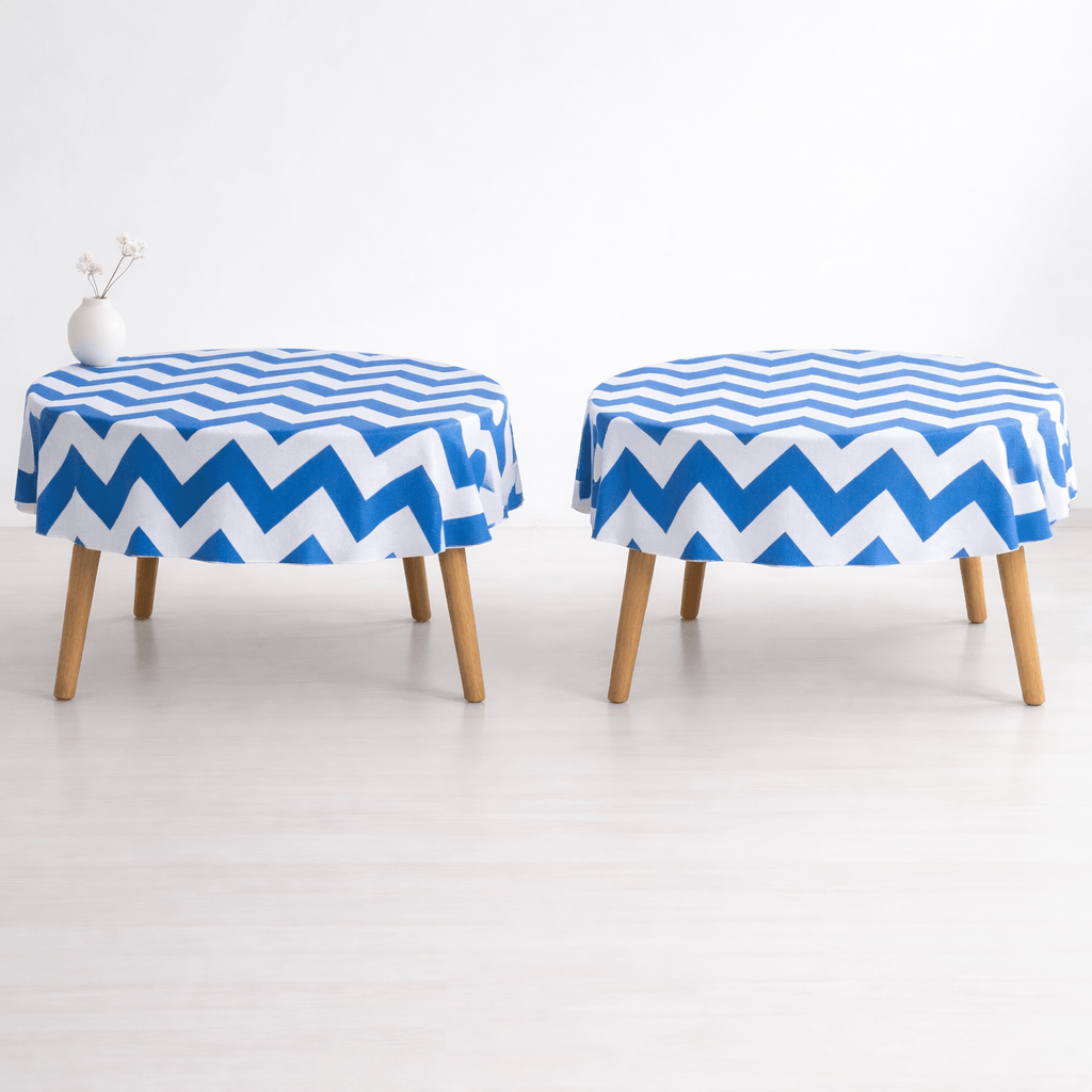 Tecido Tnt Chevron Azul