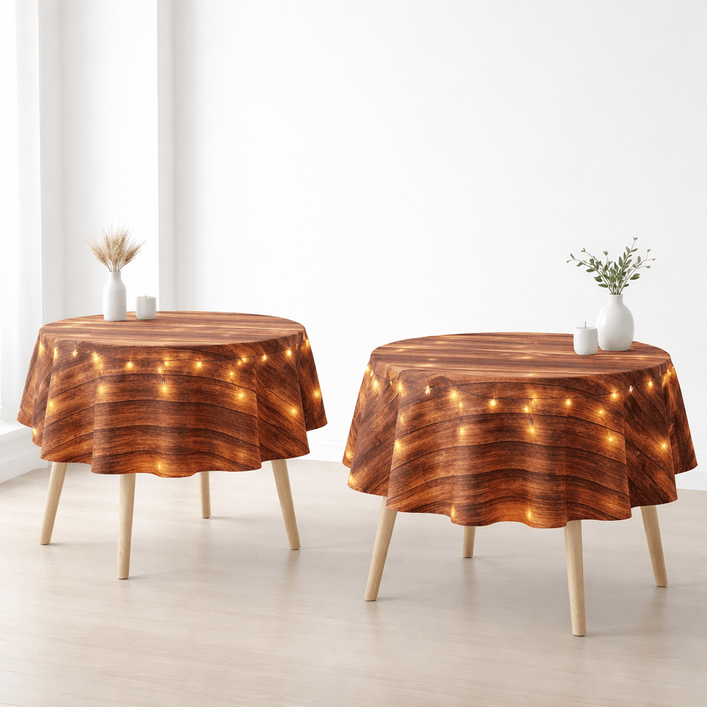 Tecido Tnt Madeira Led